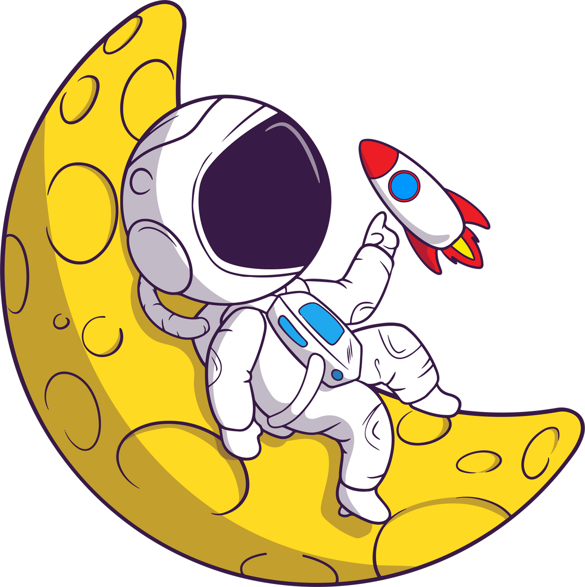 astronaut relaxing